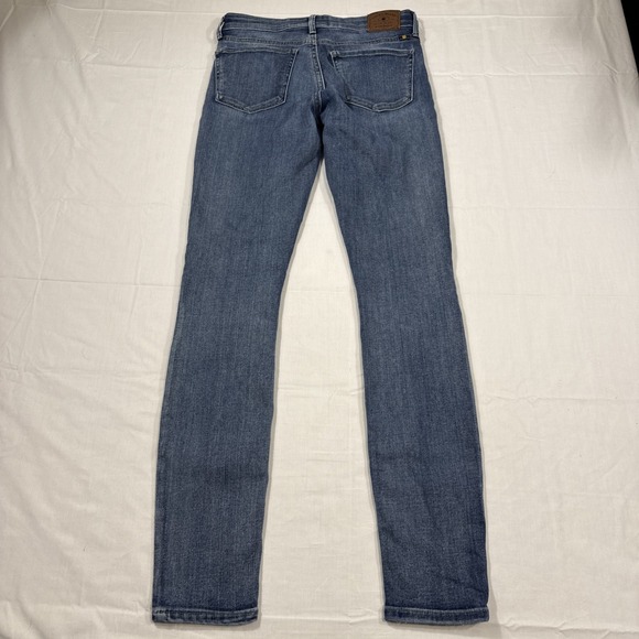 Lucky Brand AVA Midrise skinny Sz 0/25R Dark Blue Lucky You - Picture 9 of 11